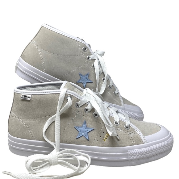 Converse x Alexis Sablone One Star Cons Pro Suede White Mid Shoes Women 171326C - Picture 1 of 9